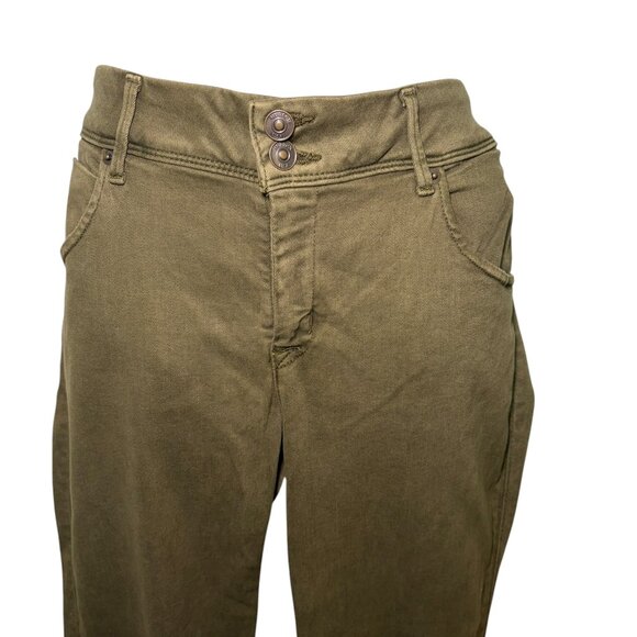 Hudson Jeans Collin Flap Skinny Jeans Ivy Green Size 31 NWT $189 - Picture 5 of 8
